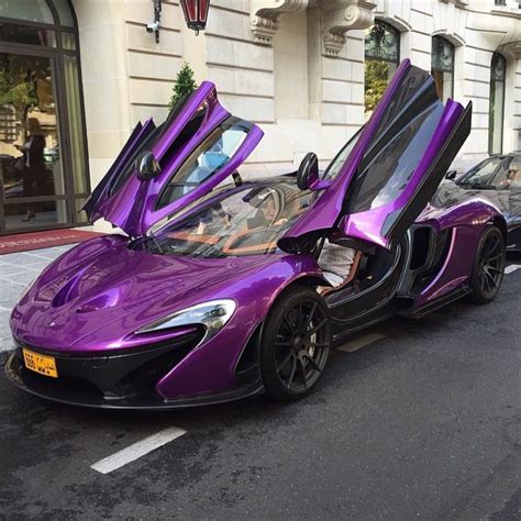 McLaren P1 painted in Cadbury Purple Photo taken by: @max.kr ...