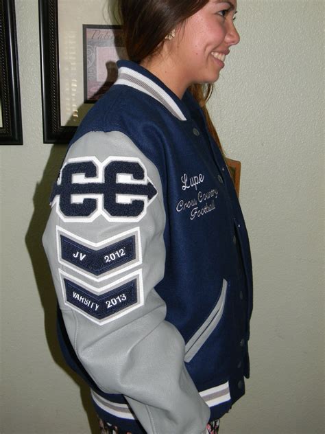 Each letterman jacket is custom made - make your jacket YOU-nique! High School Letterman Jacket ...