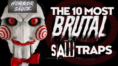 10 most Brutal SAW Movie Traps! - YouTube