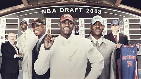 2003 NBA Draft Revisited (LeBron / Darko / Melo / Bosh / D-Wade) (HD ...