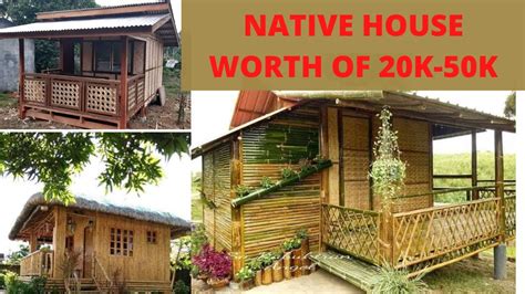 Types of Native House Design Worth of 20k - 50k Only. - YouTube