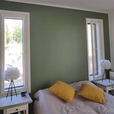 Tikkurila L447 Sepal reviews with real photos - PLAN Green Wall Color, Green Colors, Colours ...