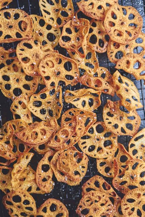 Lotus Chips (easy lotus root chips) - Redwood Kitchen