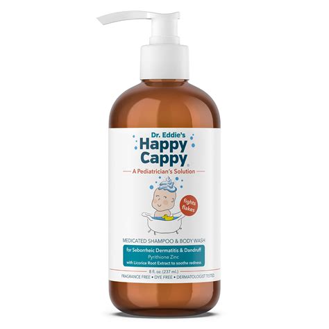 Buy Happy Cappy Dr. Eddie’s Medicated Shampoo for Children, Treats Dandruff & Seborrheic ...