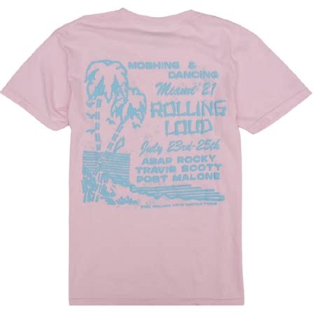 Rolling Loud Merch RL Beach Club Headliners T-Shirt | WHAT’S ON THE STAR?