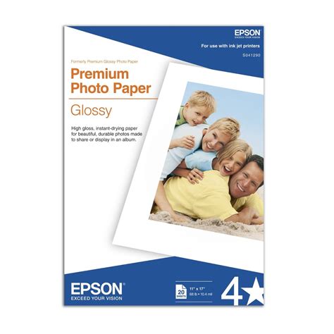 Epson Glossy 8x10 Photo Paper - 20 Sheets