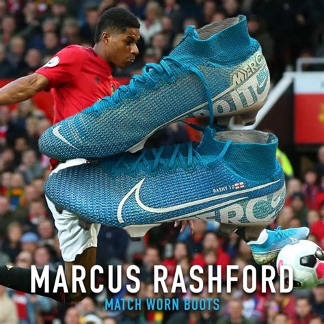 Marcus Rashford's Manchester United Match Worn Boots - CharityStars