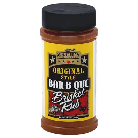 Zach's Spice Co. Original Style Bar-B-Que Brisket Rub - Shop Spice ...