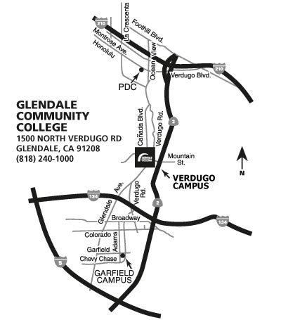 Freeway Map | Glendale Community College