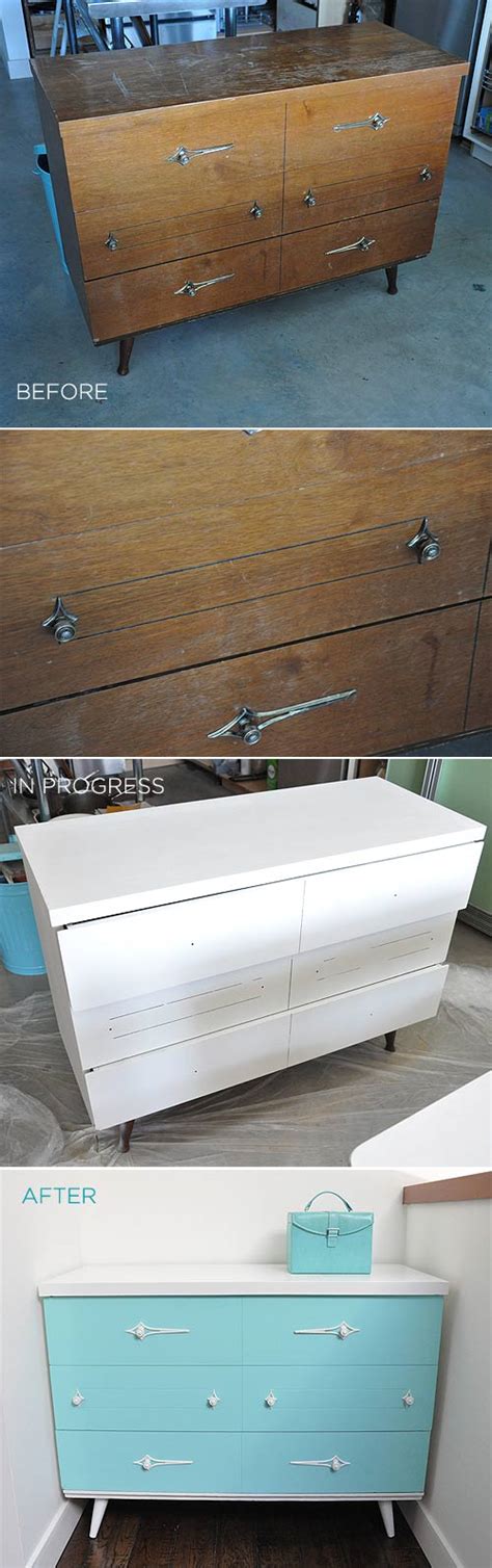 Vintage Dresser: Before and After - visualheart