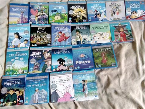 My Studio Ghibli Blu Ray Collection by a0040pc on DeviantArt