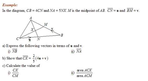 Vector Geometry (solutions, examples, videos)