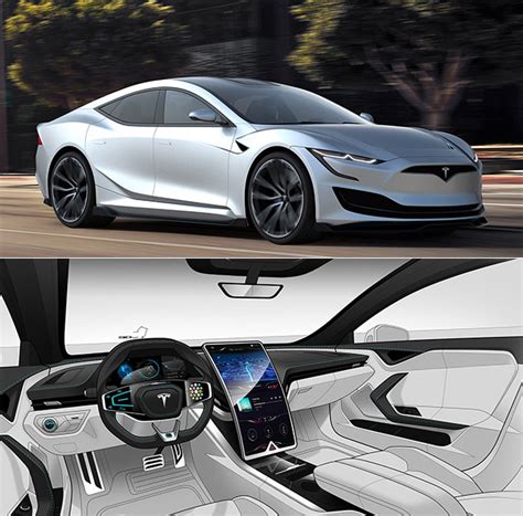 Next-Generation Tesla Model S Concept with Solar Panels Revealed ...