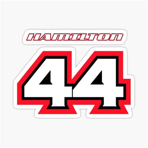 "Lewis HAMILTON_2014_Helmet #44" Sticker for Sale by Cirebox | Redbubble