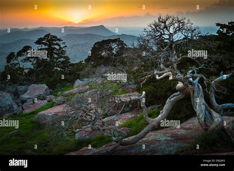 View from Mount Scott in Wichita Mountains Wildlife Refuge, Oklahoma ...