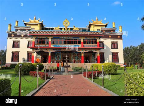 Buddhist Golden temple Bangalore Stock Photo - Alamy