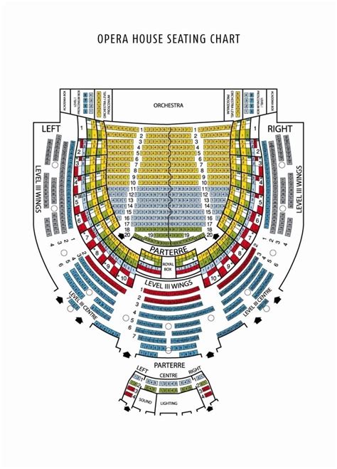 kennedy center opera house | Theater seating, Opera house, Seating charts