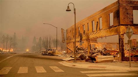 Out-of-control wildfire destroys town of Greenville, California, as dry ...