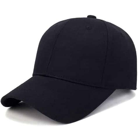 Black Cap | Baseball Cap | Fashion Cap | Sun Hat | Round Cap