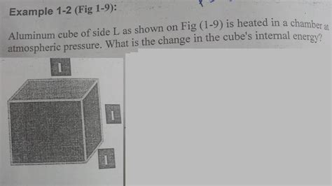 Thermodynamics - example with answer