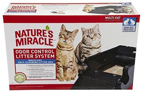 Nature's Miracle Nature's Miracle Multi-Cat Self-Cleaning Litter Box ...