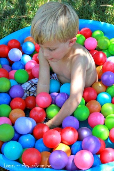 pool filled with balls...year round indoor activity without water...my daughter-in-law did this ...