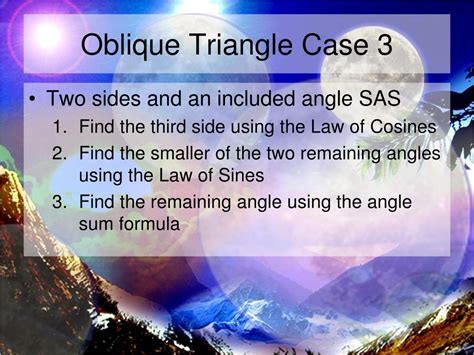 PPT - Section 7.1 Oblique Triangles & Law of Sines PowerPoint ...