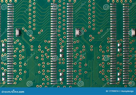 Memory Chip Circuit Board Detail Stock Images - Image: 17799974