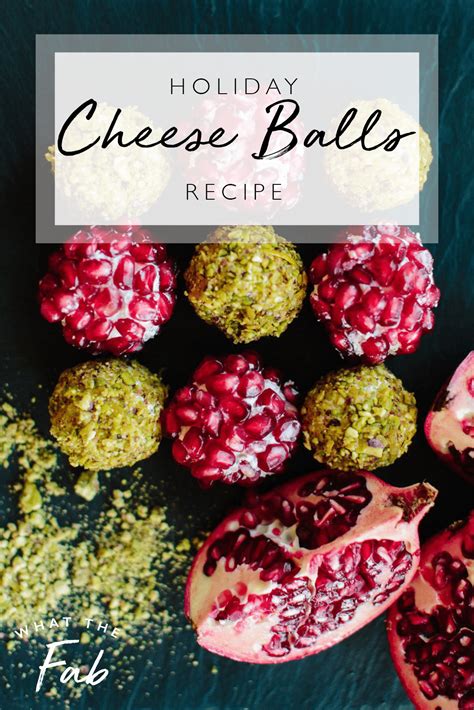 Holiday Cheese Balls Recipe For 2023: Pomegranate Seeds and Pistachio