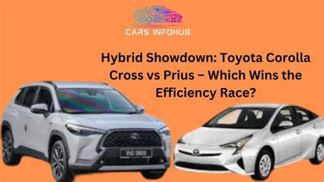 Toyota Corolla Cross Hybrid Vs Prius 2023 - Cars InfoHub