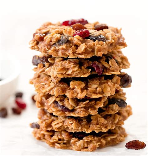 Healthy Oatmeal Raisin Cookies (No Eggs, Flour, Butter or Refined Sugar ...