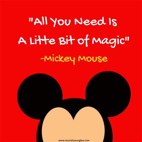 117 Best Mickey Mouse Quotes - Nourish Your Glow