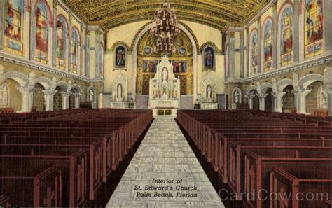 Interior Of St. Edward's Church Palm Beach, FL