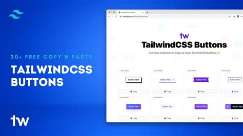 TailwindCSS Buttons - 30+ copy & paste TailwindCSS buttons | Product Hunt