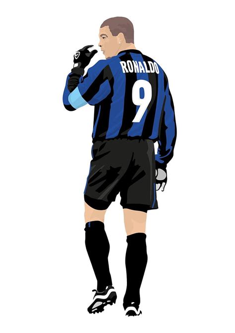 Ronaldo A3 Poster: 297mmx420mm Brazil, R9, Inter Milan, Real, ronaldo ...