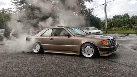 Mercedes-Benz W124 Coupe Stance Style on OZ AMG Aero's | BENZTUNING