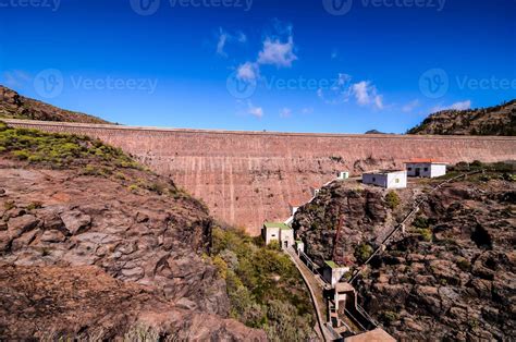 Dam of a hydroelectric power plant 20130870 Stock Photo at Vecteezy