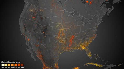 Wildfire Map: NOAA's Satellites Show North America Ablaze | Weather.com