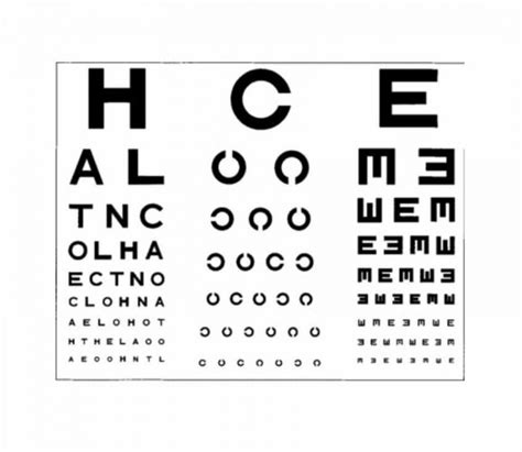 Printable Dmv Eye Chart