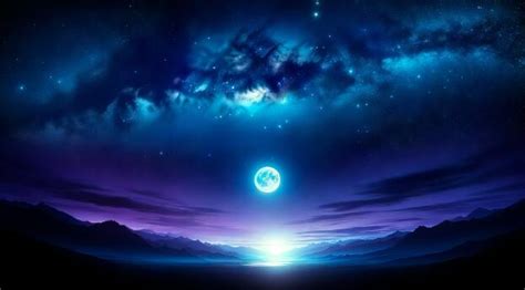 1920x1080 Resolution Moonlit Starry Night Sky 1080P Laptop Full HD Wallpaper - Wallpapers Den