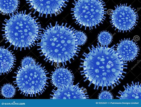 Influenza Flu Virus Structure Stock Illustration - Illustration of ...