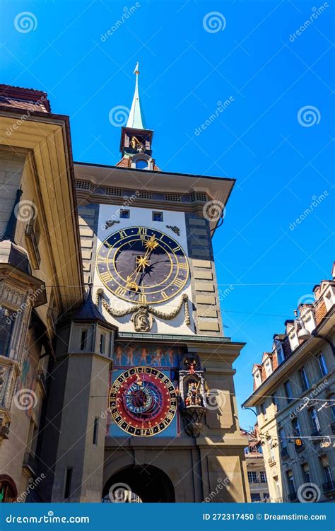 Medieval Zytglogge Clock Tower in Old City of Bern, Switzerland Stock Photo - Image of exterior ...