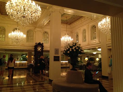 magnificent lobby area at the Historic Hotel Monteleone (one of the ...