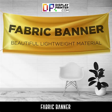 Wrinkle Free Fabric Banner 9 oz - Display and Banner Printing ☆ 2 Business Days