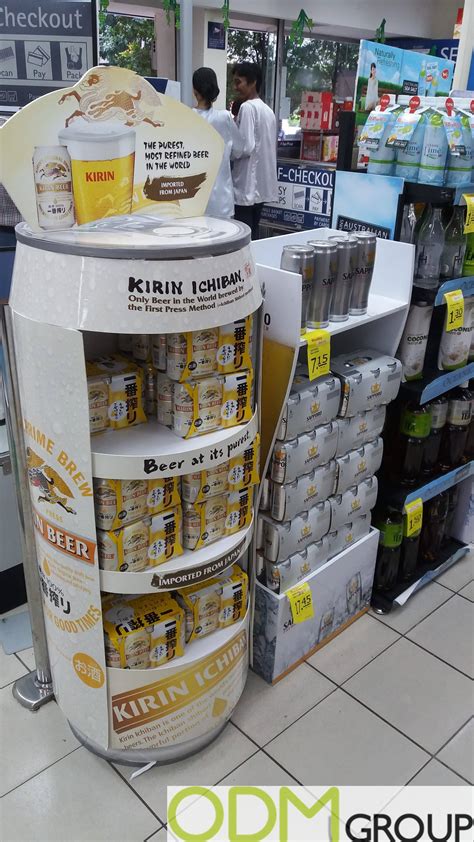 Custom In-store Beer Display by Kirin Ichiban | TheODMGroup Blog