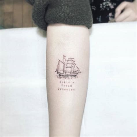 Ship Tattoo: These 40 Ship Tattoo Ideas Will Be The Best Ones You've Seen