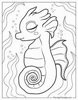 20 Seahorse Coloring Pages Free PDF Printables sketch template