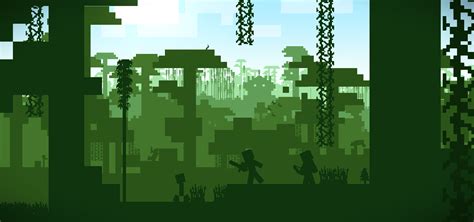 an image of some people walking in the woods with trees and buildings behind them on a computer ...