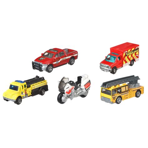 Matchbox Fire Department Rescue 5-Pack Vehicle Set - Walmart.com