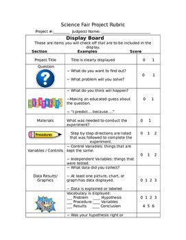 Science Fair Rubric by Jada Reeves | TPT